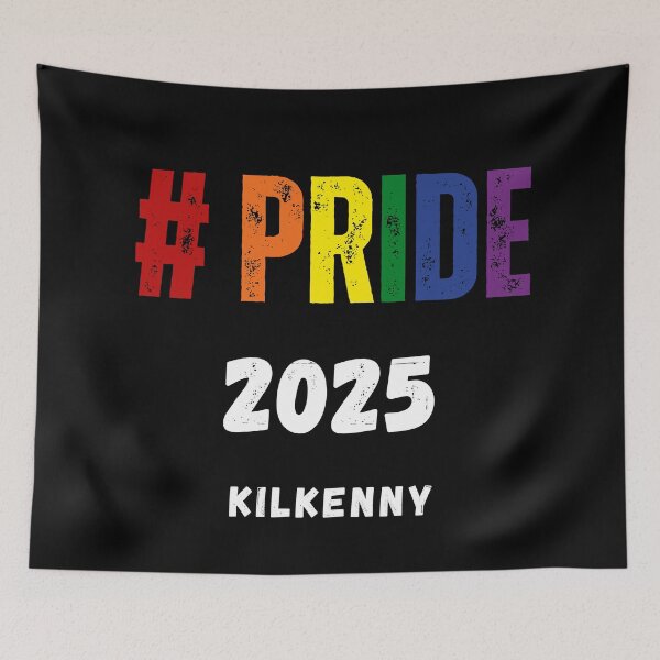 Item preview, Pride Kilkenny 2025, classic pride flag colors Pride festival, Gay Festival, Pride 2025, Pride, Equal Rights,  pridebeproud, lgbtq, lgbtq ally, Ireland, Equality for all, LGBTQ+, designed and sold by PrideBeProud.