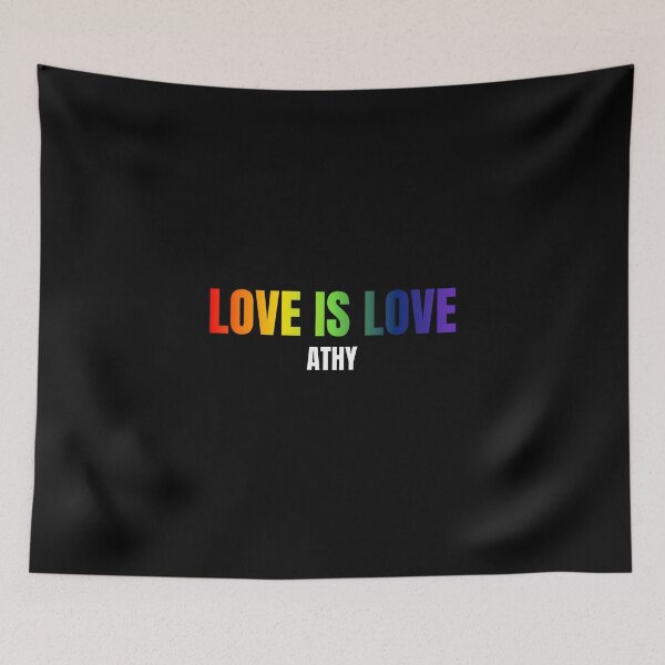 Item preview, Athy Love is Love, Classic pride Flag Colors, Rainbow color pride,  LGBTQ graphic, Unisex, Ireland, Love Is Love, Equal Rights, gay Festival, Pride Festival,  designed and sold by PrideBeProud.