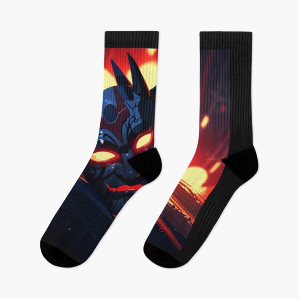 Item preview, Fiery Mask Duo with Glowing Eyes designed and sold by SuperNerdStore.
