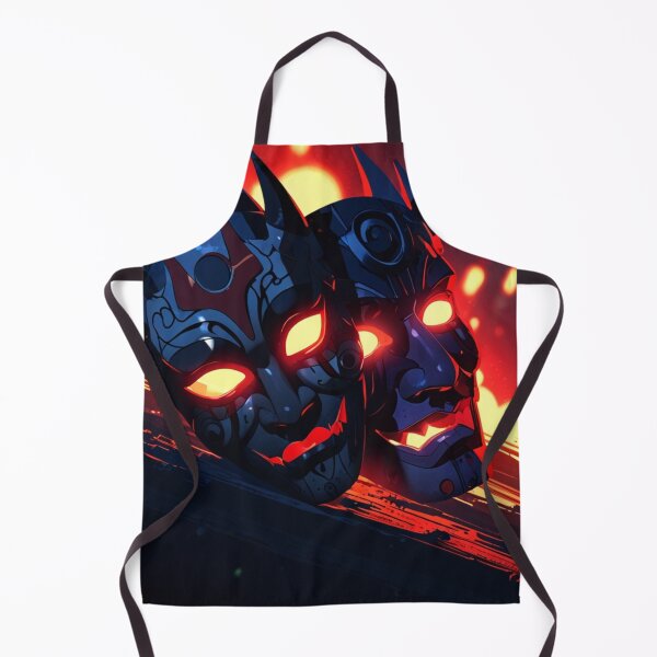 Item preview, Fiery Mask Duo with Glowing Eyes designed and sold by SuperNerdStore.