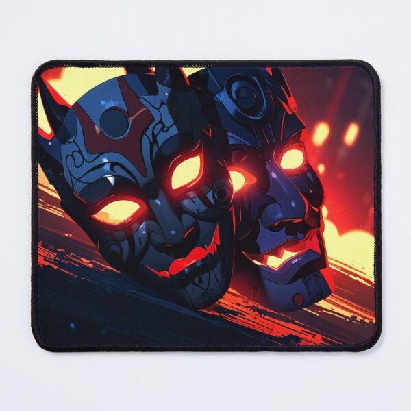 Item preview, Fiery Mask Duo with Glowing Eyes designed and sold by SuperNerdStore.