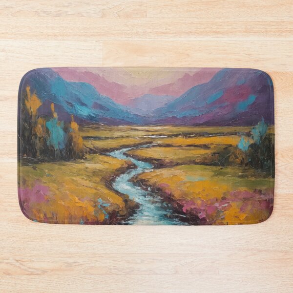 Item preview, Twilight River in a Vibrant Landscape designed and sold by REPTISLAV.