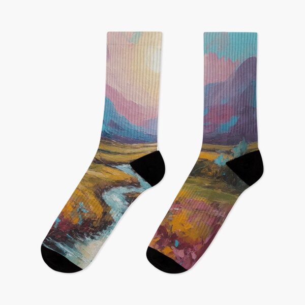 Item preview, Twilight River in a Vibrant Landscape designed and sold by REPTISLAV.