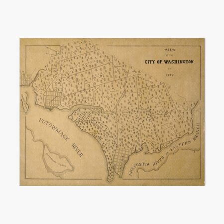 Item preview, Map Of Washington 1792b designed and sold by mollyfare.