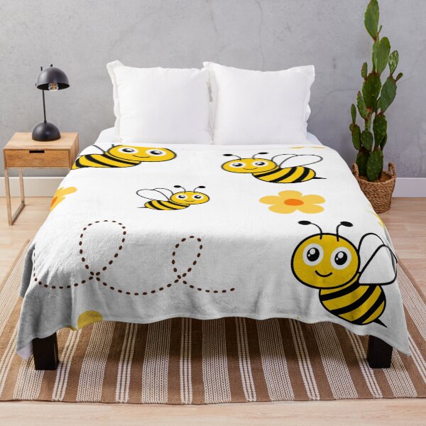 Item preview, Floral Bee pattern - spring season designed and sold by JustMerry.