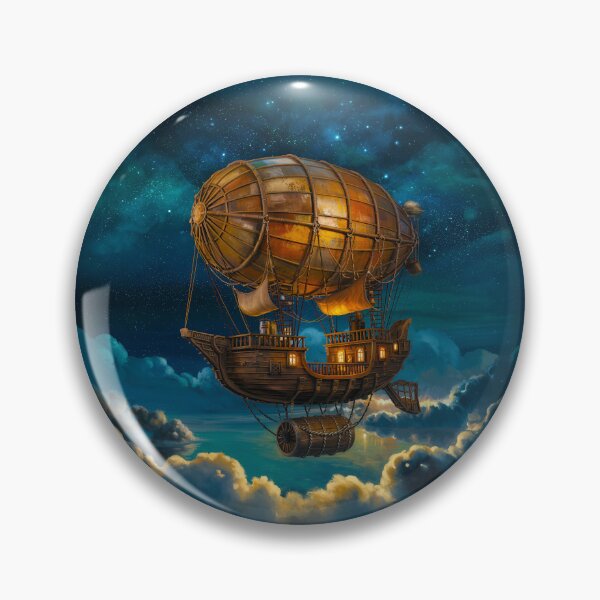 Item preview, Steampunk Airship designed and sold by Angry Swan Designs.