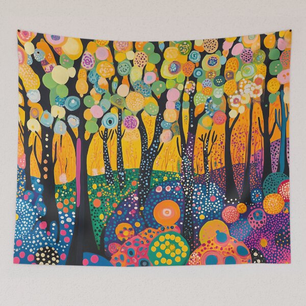 Item preview, Colorful Polka Dot Lollipop Forest  designed and sold by Neika Shimm Designs.