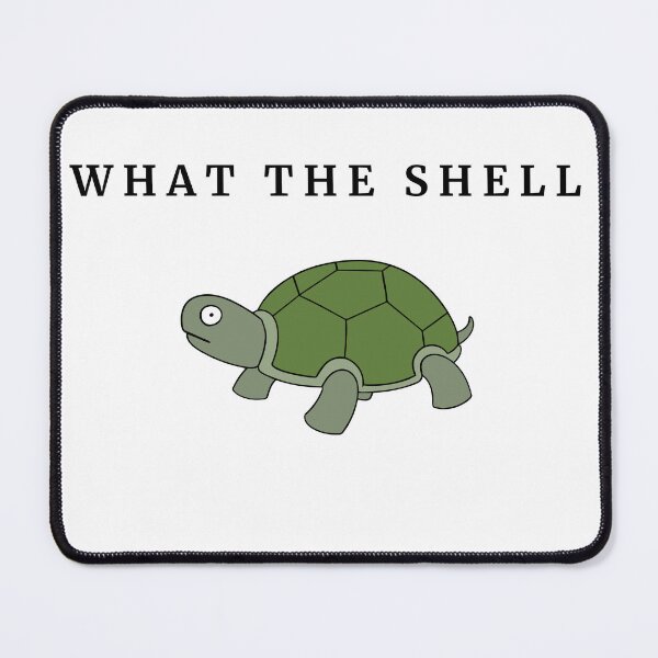 Item preview, What the Shell Turtle Funny Art designed and sold by Ocean-Lana.