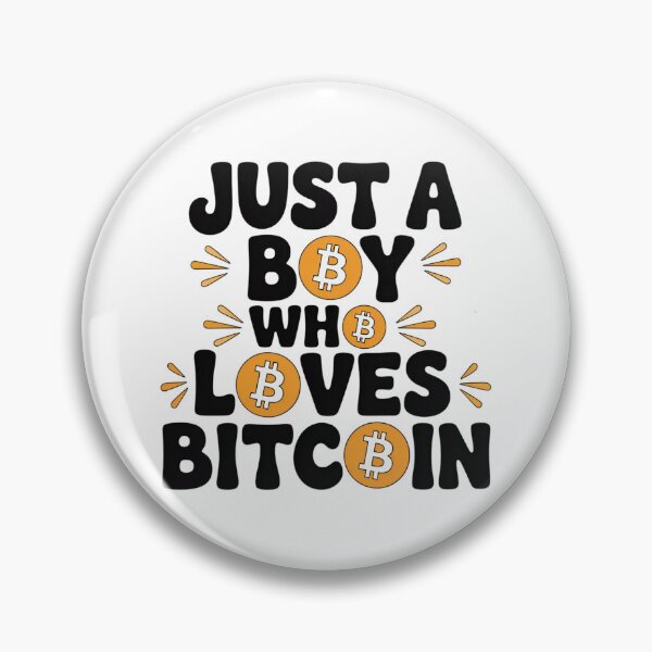 Item preview, Just a Boy who loves Bitcoin designed and sold by jkrphoto.