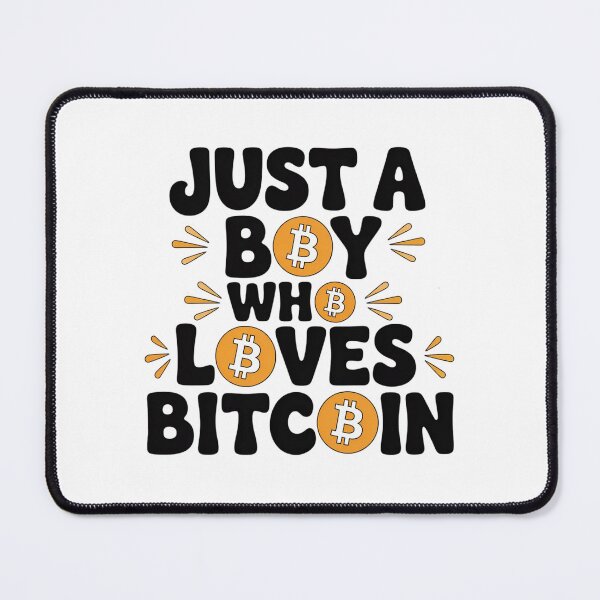 Item preview, Just a Boy who loves Bitcoin designed and sold by jkrphoto.