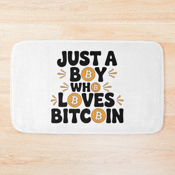 Item preview, Just a Boy who loves Bitcoin designed and sold by jkrphoto.