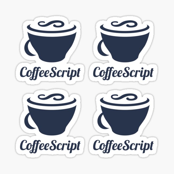 Item preview, CoffeeScript Wordmark Logo 4x designed and sold by GlassySteel.
