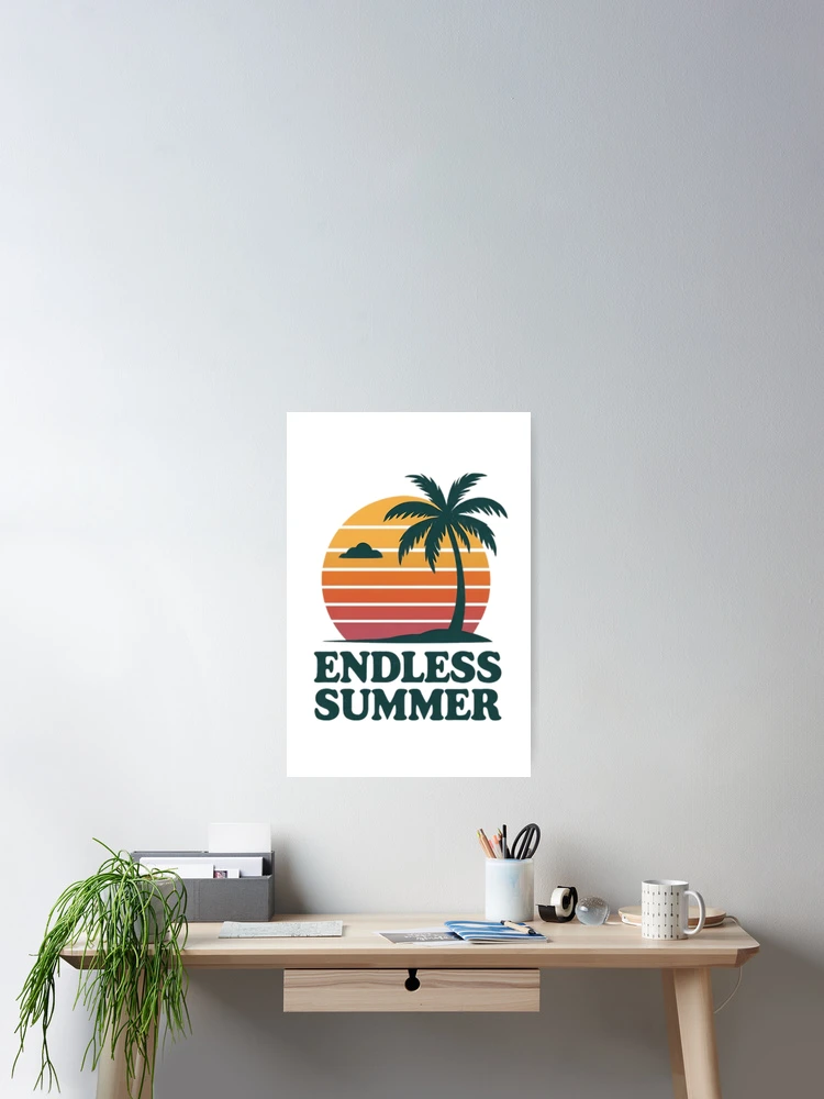 Thumbnail 2 of 3, Poster, Endless Summer designed and sold by InkFool.