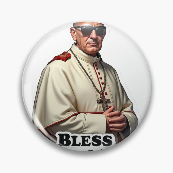 Item preview, Bless This Mess – Pope Leo XIV Cool Sticker designed and sold by Gscode.