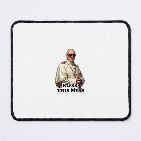 Item preview, Bless This Mess – Pope Leo XIV Cool Sticker designed and sold by Gscode.
