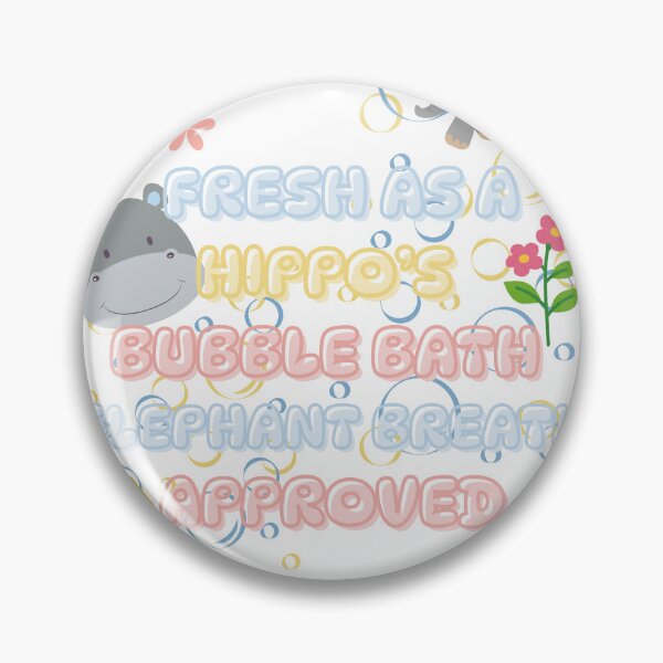 Item preview, Trunk-tasticly Clean: Where Hippos Bathe and Elephants Approve! designed and sold by skim3080.