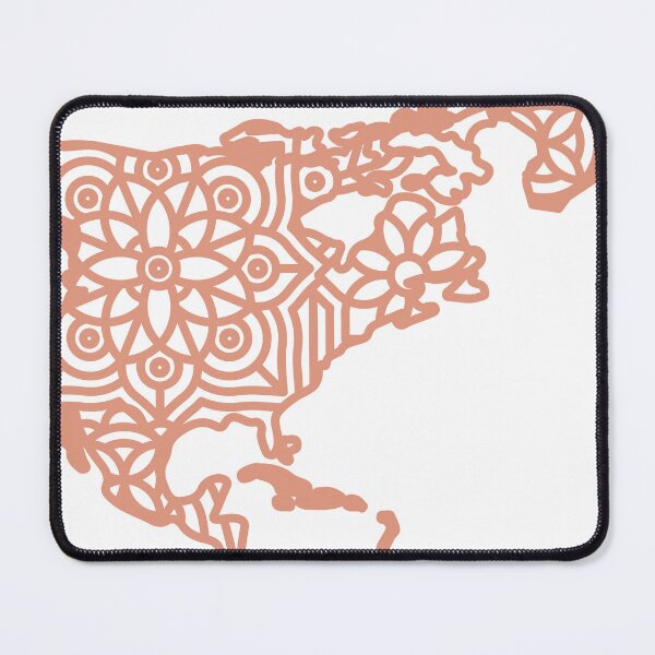 Item preview, ntricate North America Map Design designed and sold by shekimaksuti.
