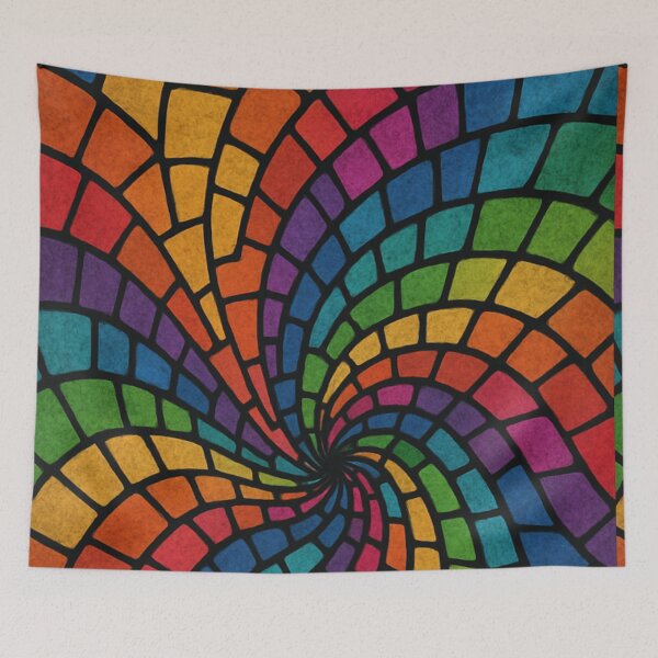 Item preview, Prismatic Spiral Mosaic designed and sold by Zenvo.