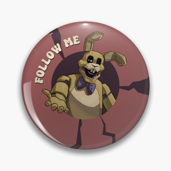 Artikel-Vorschau von Springbonnie – „Folge mir“ Horror-Pin, designt und verkauft von Lissy2Dx.