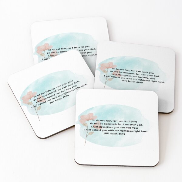 Item preview, Isaiah 41:10 So do not fear, for I am with you; do not be dismayed, for I am your God. I will strengthen you and help you;  I will uphold you with my righteous right hand. designed and sold by ClickATee Store .