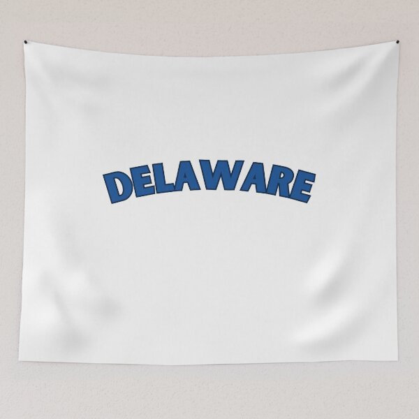 Item preview, Delaware arch - Blue retro - UDEL  designed and sold by jessicaleah15.