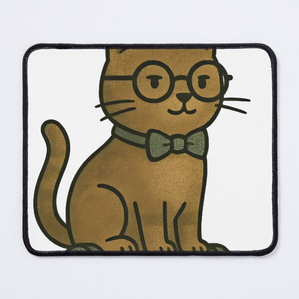 Item preview, Whimsical Cat on Wheels – Cute, Classy, and Quirky Art designed and sold by Cuddly-Cottons.
