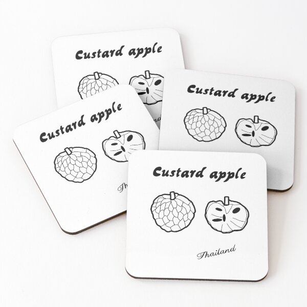 Item preview, Custard Apple Fruit Hand drawn Travel Thailand designed and sold by khulisara246.