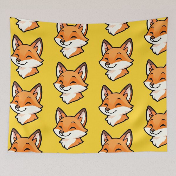 Item preview, Fox Smiling, Cute  designed and sold by FarieArt.
