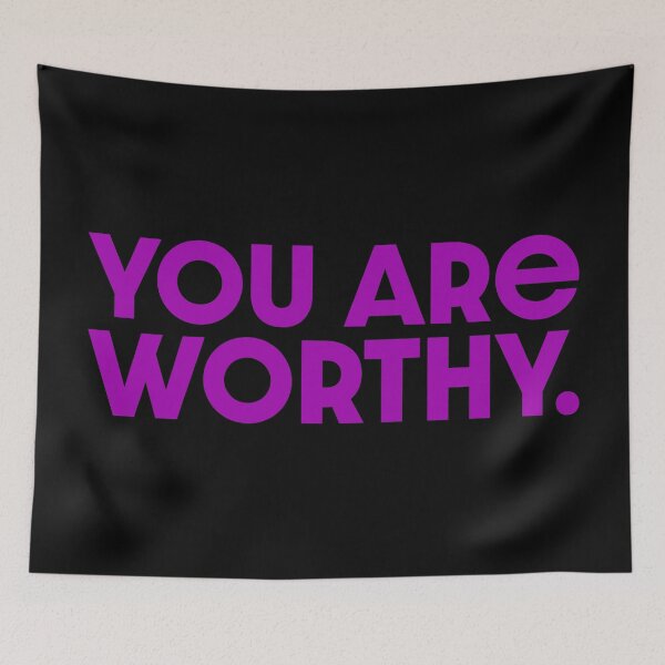 Item preview, You Are Worthy - Violet designed and sold by sillyjess.