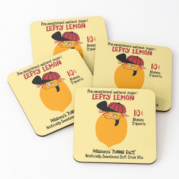 Item preview, Lefty Lemon - Funny Face Drink mIx designed and sold by Offset Vinyl Film.
