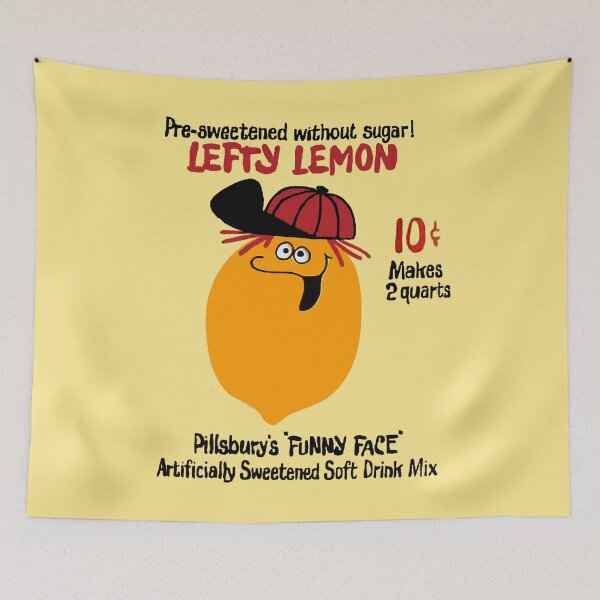 Item preview, Lefty Lemon - Funny Face Drink mIx designed and sold by Offset Vinyl Film.