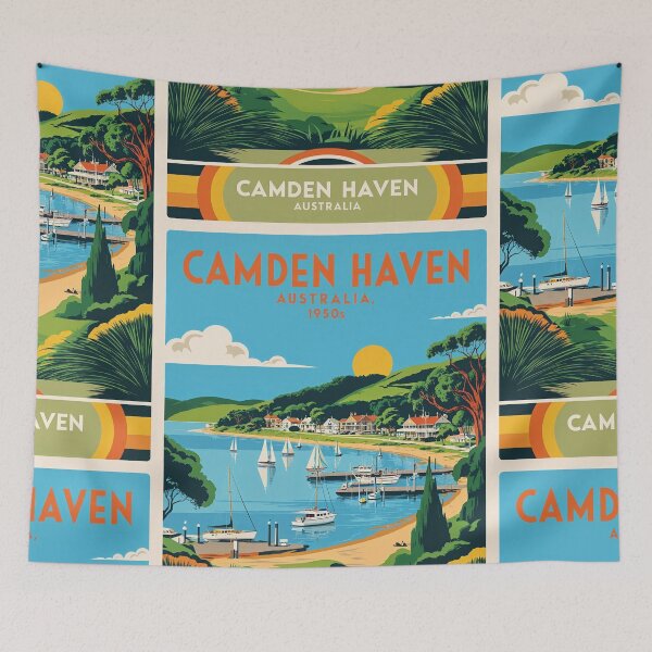 Item preview, Camden Haven Australia Vintage Travel Tourism designed and sold by TravelersGems.