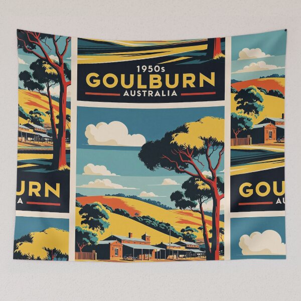 Item preview, Goulburn Australia Vintage Travel Tourism designed and sold by TravelersGems.