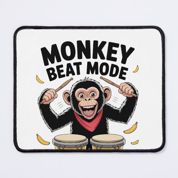 Item preview, Monkey Beat Mode  designed and sold by Pawtastic World.