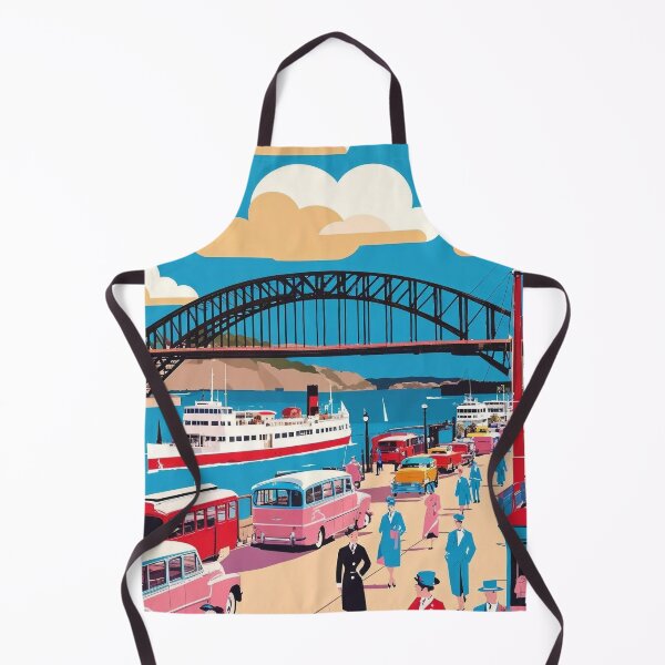 Item preview, Hobart Haven Australia Vintage Travel Tourism designed and sold by TravelersGems.