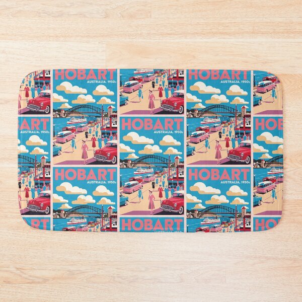 Item preview, Hobart Haven Australia Vintage Travel Tourism designed and sold by TravelersGems.