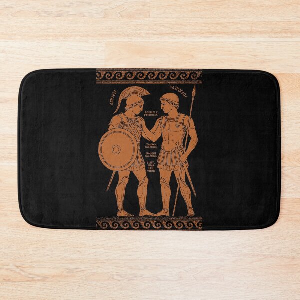 Item preview, Achilles & Patroclus: Distressed Ancient Greek Red-Figure Art + Queer Subtext designed and sold by Happy Puppy Print On Demand.