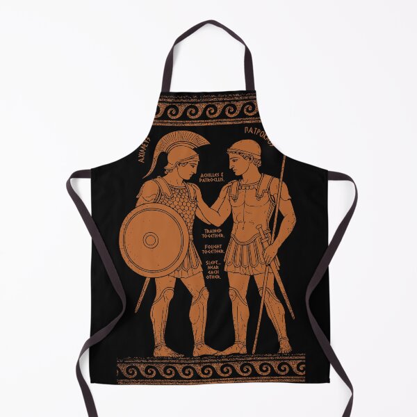Item preview, Achilles & Patroclus: Distressed Ancient Greek Red-Figure Art + Queer Subtext designed and sold by Happy Puppy Print On Demand.