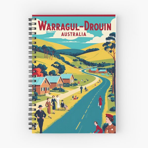 Item preview, Warragul-Drouin Australia Vintage Travel Tourism designed and sold by TravelersGems.