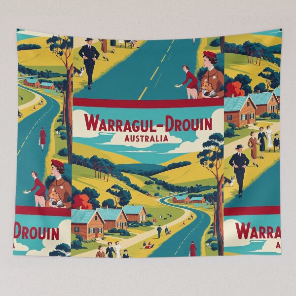 Item preview, Warragul-Drouin Australia Vintage Travel Tourism designed and sold by TravelersGems.
