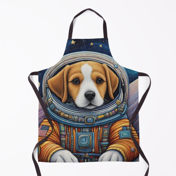 Item preview, Puppy in a Space suit sitting on a deck chair on the Moon designed and sold by Colin Bentham.