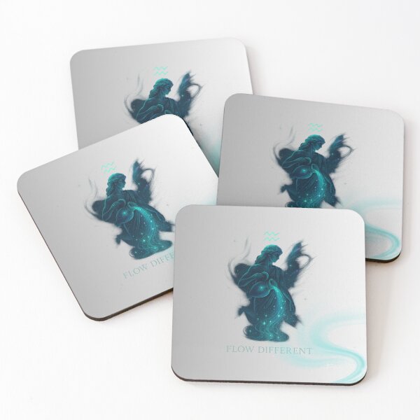 Item preview, Aquarius Zodiac Art – Flow Different, Think Beyond designed and sold by Edanurdonmez0.