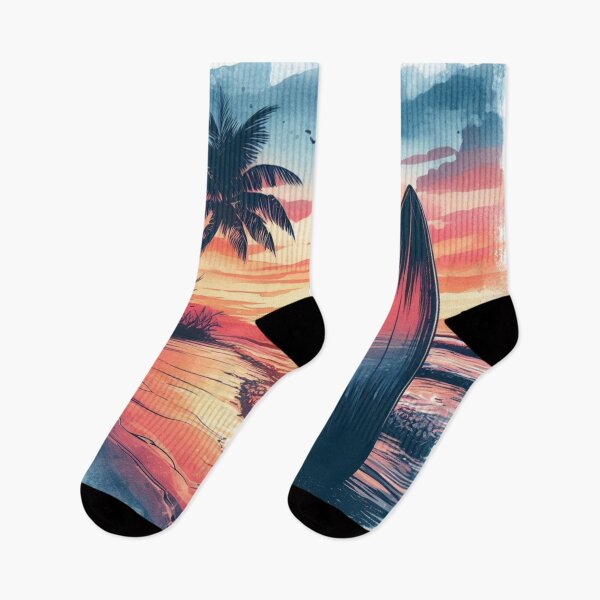 Item preview, Sunset Surf Vibes: Coastal Dreamscape designed and sold by Jacksonso.