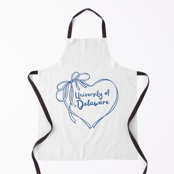 Item preview, navy university of Delaware heart and bow coquette trendy designed and sold by jessicaleah15.