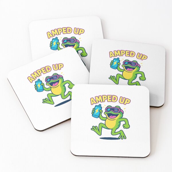Item preview, Amped Up – Rave Frog Edition designed and sold by JN-Designn.