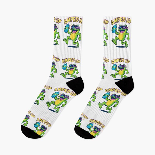 Item preview, Amped Up – Rave Frog Edition designed and sold by JN-Designn.