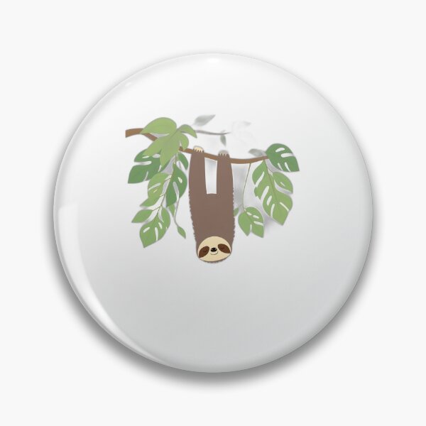 Item preview, Sleepy Sloth Hanging Upside Down in Paradise designed and sold by allogy.