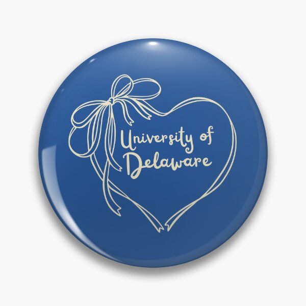 Item preview, Cream university of Delaware heart and bow coquette trendy  designed and sold by jessicaleah15.