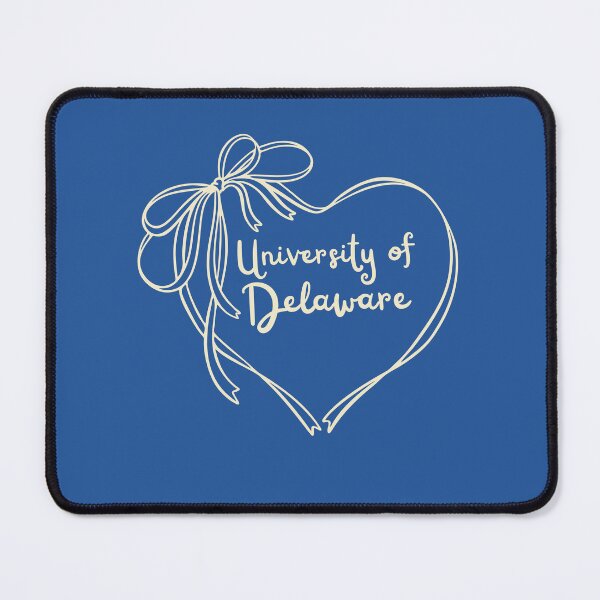 Item preview, Cream university of Delaware heart and bow coquette trendy  designed and sold by jessicaleah15.