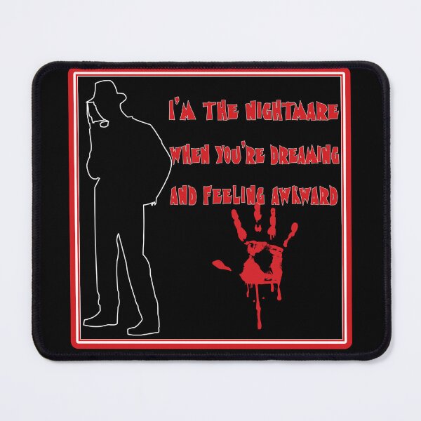 Item preview, "Freddy  Nightmare Tee - 'I'm The Nightmare' Horror Quote Design - Creepy Dream Slasher Shirt" designed and sold by DG-ShopLT.